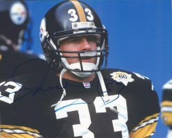 Autographed Merril Hoge 8x10   photo Pittsburgh Steelers