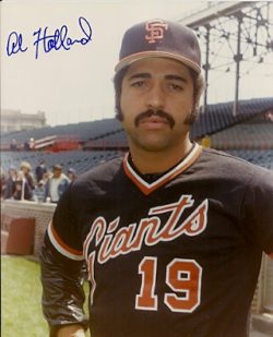AUTOGRAPHED AL HOLLAND 8x10 San Francisco Giants Photo
