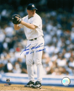 AUTOGRAPHED DARREN HOLMES 8x10 New York Yankees Photo