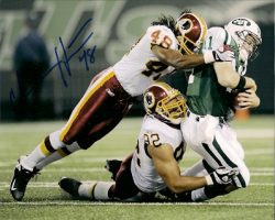 Autographed Chris Horton 8x10 photo Washington Redskins