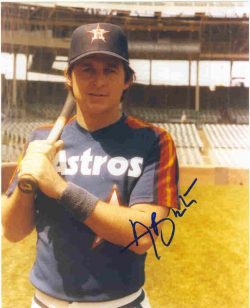 AUTOGRAPHED SIGNED photo ALAN BANNISTER Houston Astros