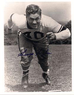 Autographed GEORGE HUGHES 8x10 Pittsburgh Steelers Photo
