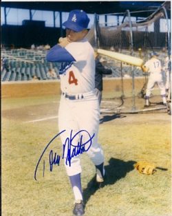 AUTOGRAPHED TOMMY HUTTON 8x10 Los Angeles Dodgers photo