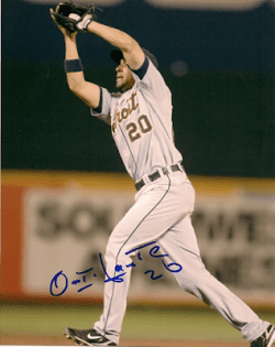 AUTOGRAPHED  photo OMAR INFANTE  Detroit Tigers