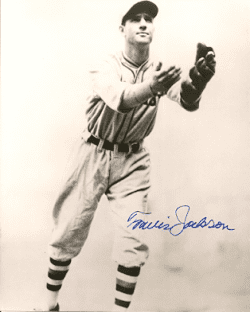 Autographed TRAVIS JACKSON New York Giants Photo