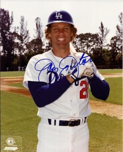 AUTOGRAPHED JAY JOHNSTONE 8x10 Los Angeles Dodgers photo