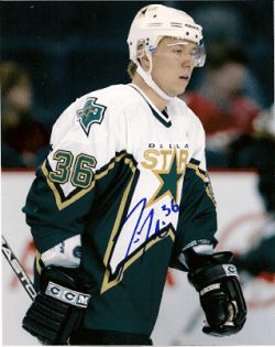 Autographed JUSSI JOKINEN Dallas Stars  Photo