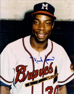 AUTOGRAPHED MACK JONES Milwaukee Braves