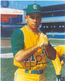 AUTOGRAPHED SIGNED photo JIM GOSGER #1  Kansas City A's