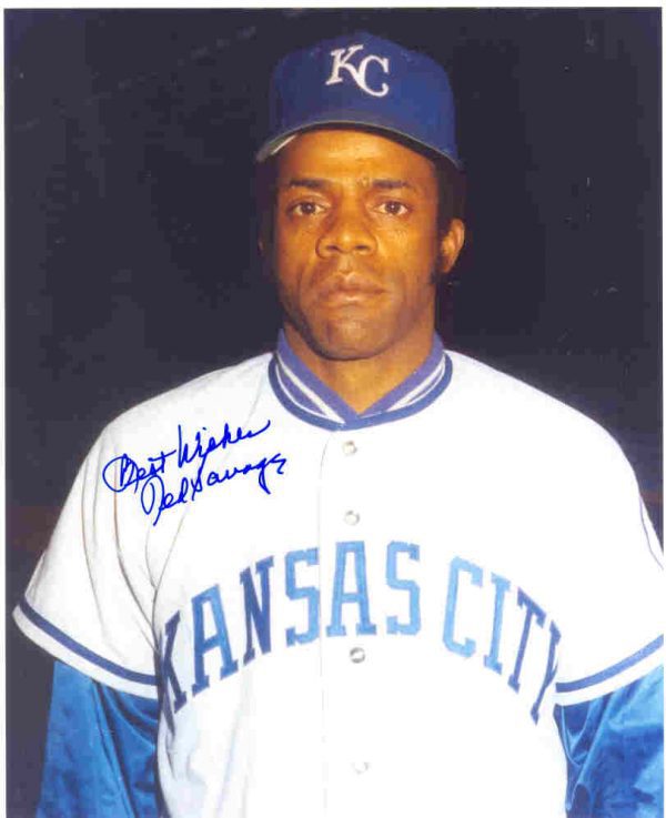 AUTOGRAPHED TED SAVAGE 8X10 Kansas City Royals Photo