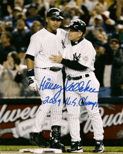 AUTOGRAPHED  photo MICKEY KELLEHER  New York Yankees