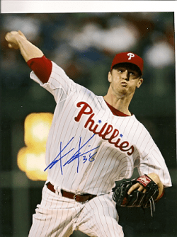 AUTOGRAPHED  photo KYLE KENDRICK  Philadelphia Phillies