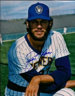 AUTOGRAPHED  photo JIM KERN Milwaukee Brewers