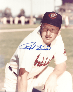 Autographed RALPH KINER  Cleveland Indians  Photo