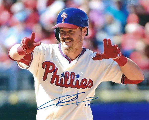 AUTOGRAPHED ANDREW KNAPP 8X10 Philadelphia Phillies Photo