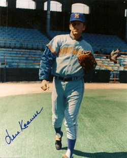 AUTOGRAPHED LEW KRAUSSE 8x10 Milwaukee Brewers Photo