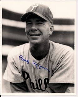AUTOGRAPHED BOB KUZAVA photo Philadelphia Phillies