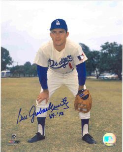 AUTOGRAPHED BILLY GRABARKEWITZ 8X10 Los Angeles Dodgers Photo