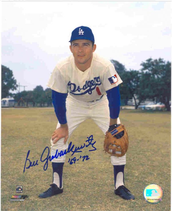 AUTOGRAPHED BILLY GRABARKEWITZ 8X10 Los Angeles Dodgers Photo