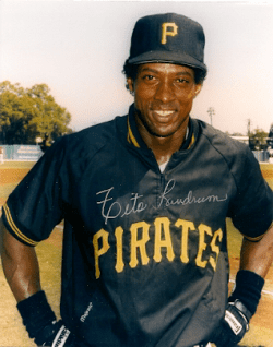 AUTOGRAPHED TITO LANDRUM 8x10 Pittsburgh Pirates photo