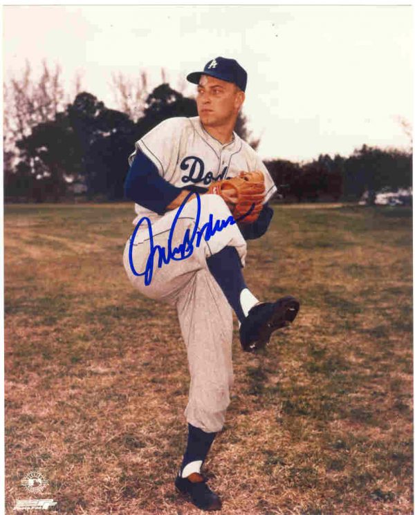 AUTOGRAPHED JOHNNY PODRES  8x10 Los Angeles Dodgers Photo