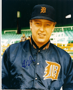 AUTOGRAPHED  photo DAVID LAPOINT  Detroit Tigers