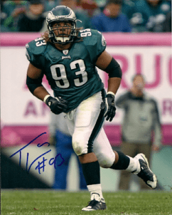 Autographed  TREVOR LAWS Photo - Philadelphia Eagles