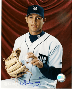 AUTOGRAPHED  photo WILL LEDZEMA  Detroit Tigers