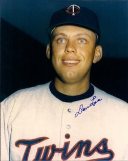 AUTOGRAPHED DON LEE -  Minnesota Twins photo