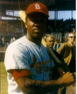 AUTOGRAPHED LERON LEE St. Louis Cardinals photo