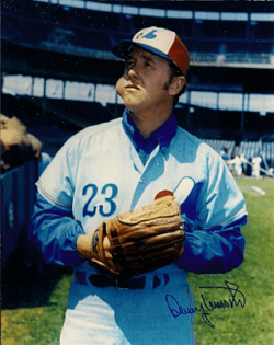 AUTOGRAPHED DENNY LEMASTER Montreal Expos Photo