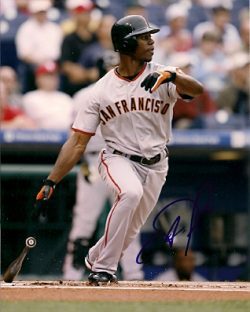 AUTOGRAPHED FRED LEWIS San Francisco Giants Photo