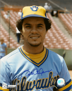 AUTOGRAPHED photo SIXTO LEZCANO Milwaukee Brewers