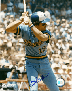 AUTOGRAPHED  SIXTO LEZCANO  8x10 Milwaukee Brewers Photo