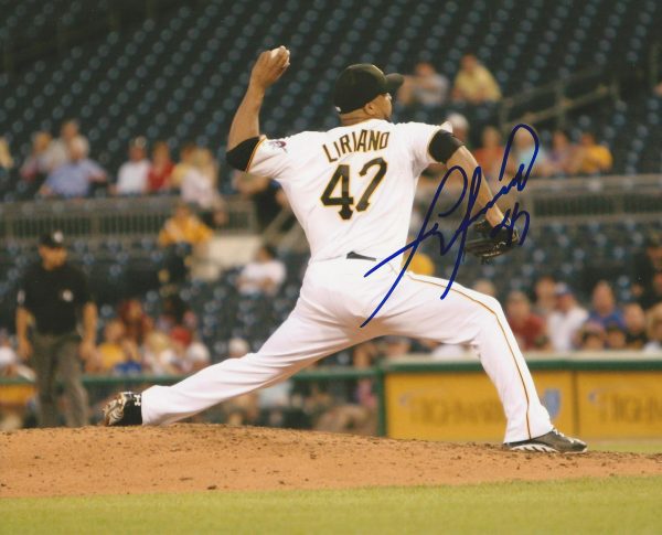Autographed Francisco Liriano 8X10 Photo Pittsburgh Pirates