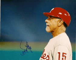 AUTOGRAPHED photo DAVEY LOPES Philadelphia Phillies