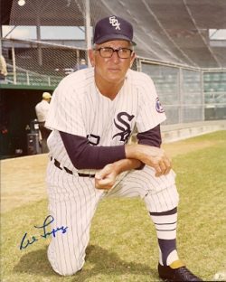 Autographed AL LOPEZ Chicago White Sox Photo