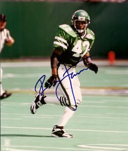 Autographed RONNIE LOTT New York Jets photo
