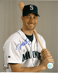 AUTOGRAPHED JOHN MABRY Seattle Mariners Photo