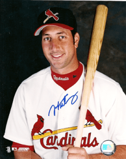 AUTOGRAPHED  JOHN MABRY St. Louis Cardinals photo