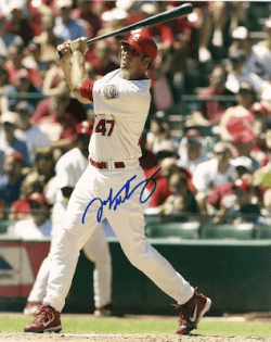 AUTOGRAPHED  JOHN MABRY St. Louis Cardinals photo