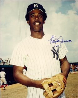 AUTOGRAPHED  photo ELLIOTT MADDOX New York Yankees