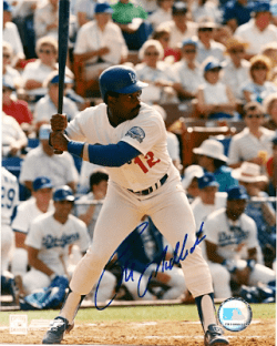 AUTOGRAPHED  BILL MADLOCK  8x10 Los Angeles Dodgers photo