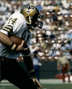Autographed RICH MAUTI New Orleans Saints photo