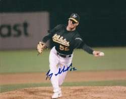 AUTOGRAPHED JAY MARSHALL 8X10 Oakland A's Photo