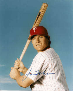 AUTOGRAPHED  photo LOU MARSON Phillies