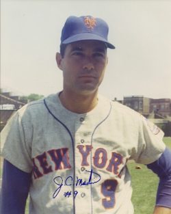 AUTOGRAPHED J.C. MARTIN 8x10  New York Mets photo