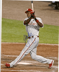AUTOGRAPHED photo JOHN MAYBERRY Philadelphia Phillies