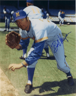 AUTOGRAPHED BOB MEYER 8x10 Milwaukee Brewers Photo