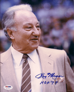 Autographed  RAY MEYER  photo - DEPAUL UNIVERSITY  photo